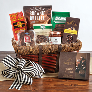 chocolate lover's gift basket