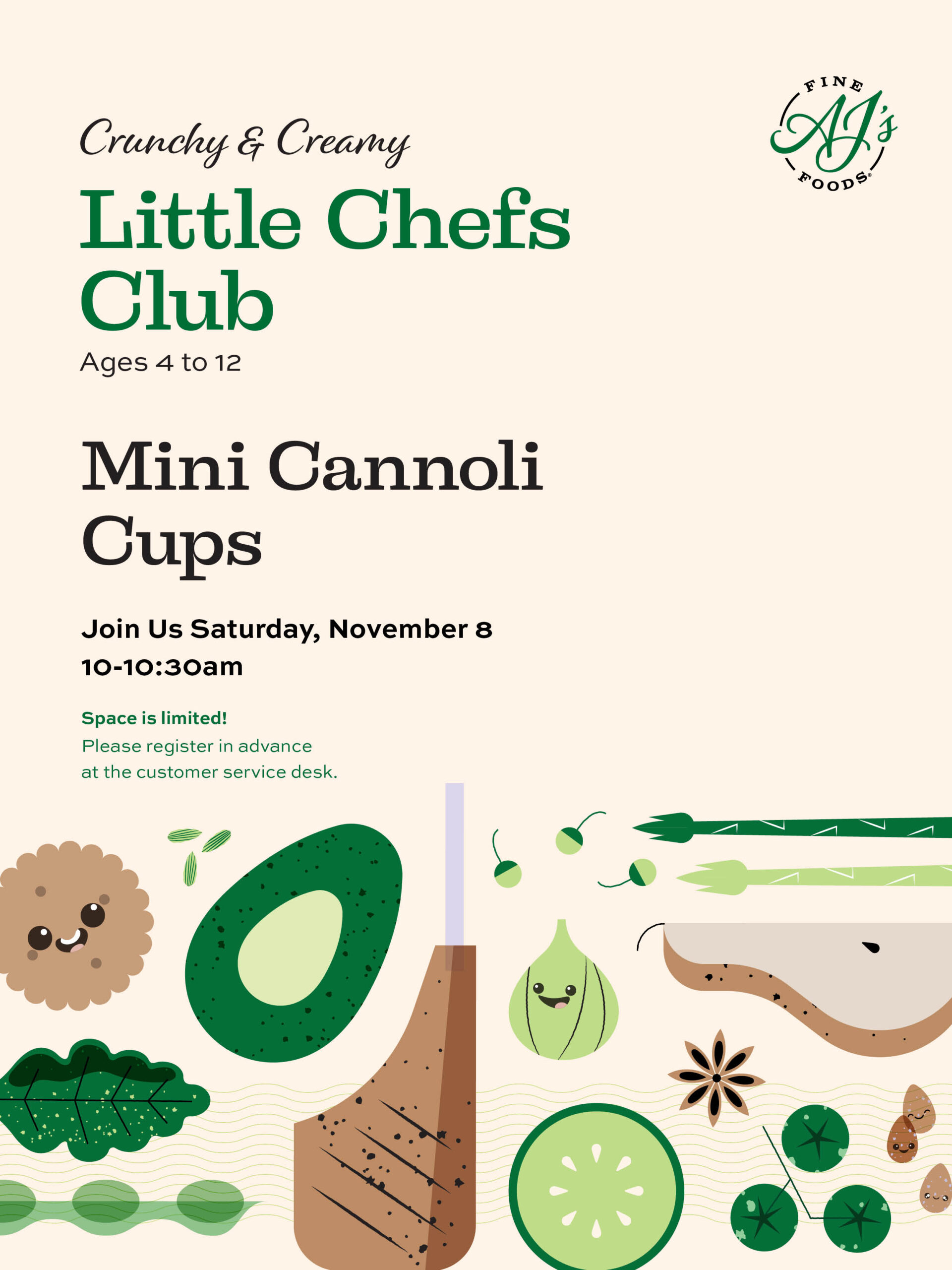 Join us for Mini Cannoli Cups